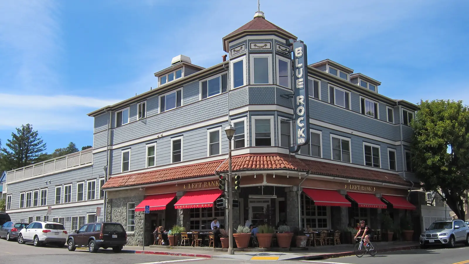 The historic Blue Rock Inn on Magnolia Avenue in downtown Larkspur